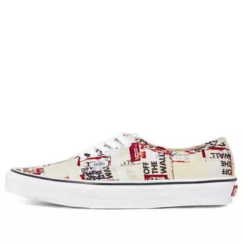 Кроссовки authentic 'packing tape' Vans, белый