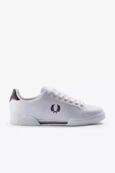 Кроссовки b722 кожаные Fred Perry, белый