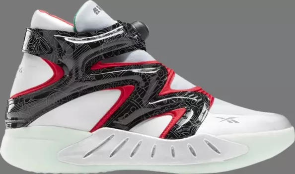 Кроссовки bait x astro boy x instapump fury zone 'blueprint' Reebok, серебряный