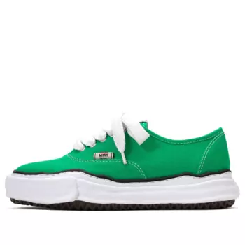 Кроссовки baker og sole canvas low-top sneaker Maison Mihara Yasuhiro, зеленый