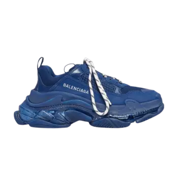 Кроссовки Balenciaga Balenciaga Wmns Triple S 'Clear Sole - Navy', синий