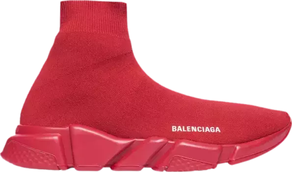 Кроссовки Balenciaga Speed Trainer Red, красный