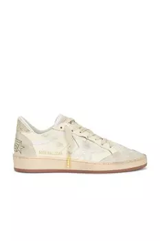 Кроссовки Ballstar Golden Goose, eggnog & white