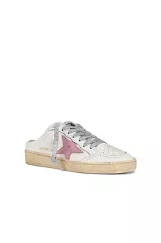 Кроссовки ballstar sabot Golden Goose, белый