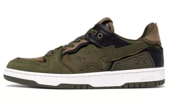 Кроссовки BAPE A BATHING APE Sk8 Sta #6 Black, темно-синий