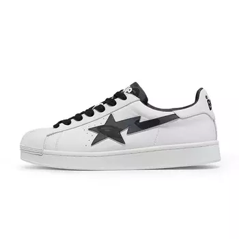 Кроссовки BAPE A BATHING APE Skull Sta White Navy, белый