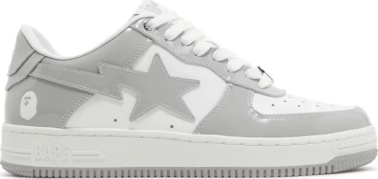 Кроссовки Bapesta #5 Light Grey, серый
