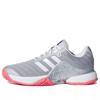 Кроссовки barricade grey/white Adidas, серый