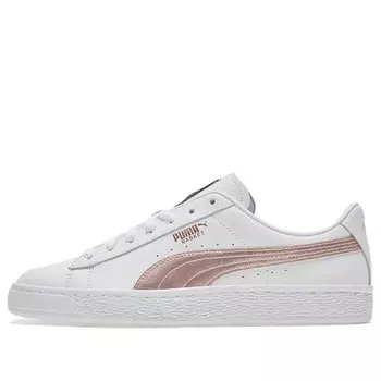 Кроссовки basket classic metallic Puma, белый