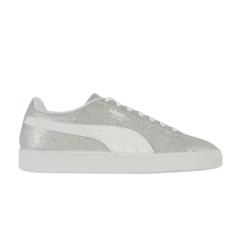 Кроссовки Basket Jr Puma, серебро