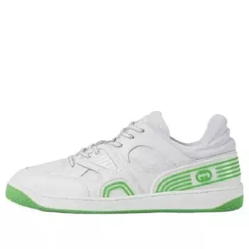 Кроссовки basket low 'white demetra green' Gucci, белый