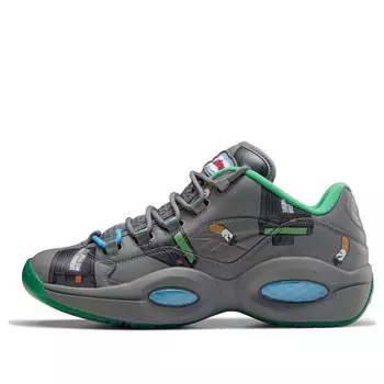 Кроссовки bbc ice cream x question low 'beepers & butts' Reebok, серый