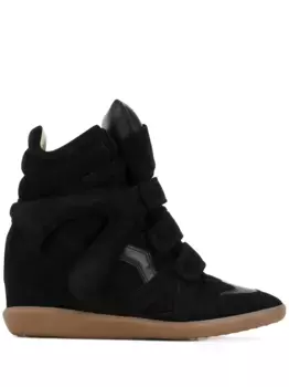 Кроссовки Bekett на танкетке ISABEL MARANT, черный