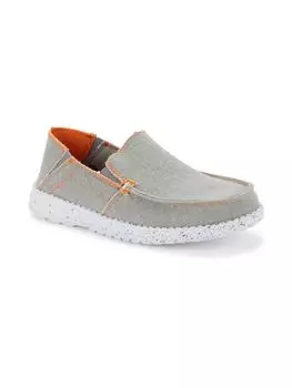 Кроссовки без шнуровки Boy's Kick Back Jr Deer Stags, цвет Grey Orange