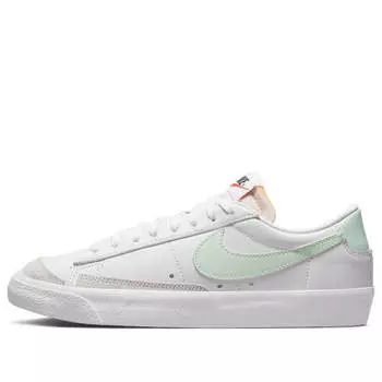 Кроссовки blazer low '77 'white barely green' Nike, белый