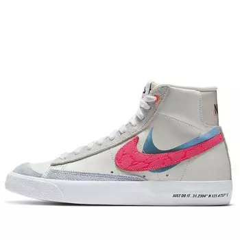 Кроссовки blazer mid '77 'cream red blue' Nike, бежевый