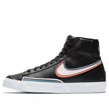 Кроссовки blazer mid '77 'infinite black' Nike, черный
