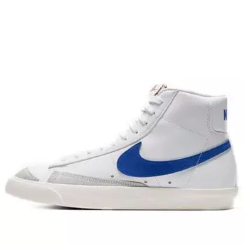 Кроссовки blazer mid '77 'white racer blue' Nike, синий