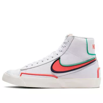 Кроссовки blazer mid infinite white crimson' Nike, синий