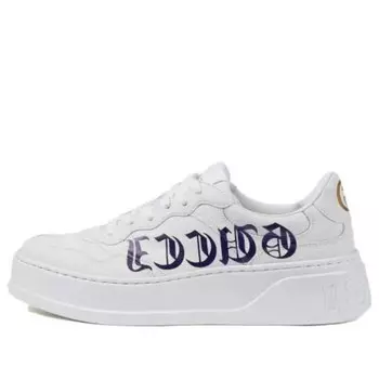 Кроссовки blooming love sneakers 'white black' Gucci, белый