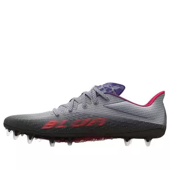 Кроссовки blur smoke mc football cleats 'grey black' Under Armour, серый