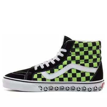 Кроссовки bmx sk8-hi reissue 'black sharp green' Vans, зеленый