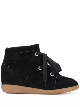 Кроссовки Bobby на танкетке ISABEL MARANT, черный