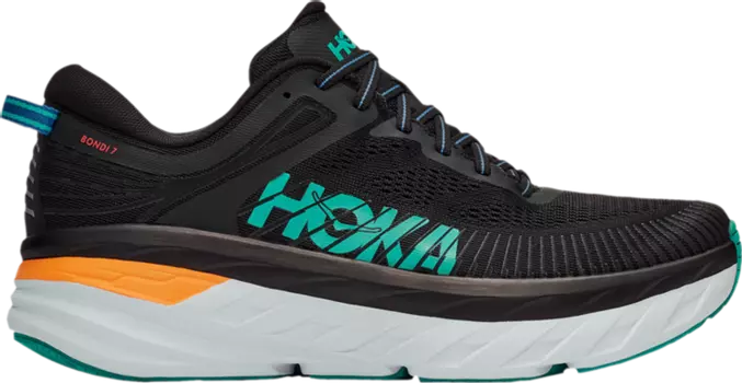 Кроссовки Bondi 7 Black Atlantis, черный