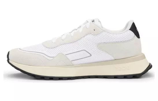 Кроссовки BOSS Panelled Low-top Sneakers, белый