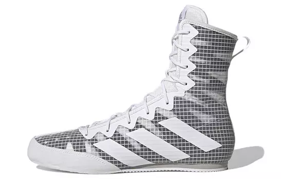 Кроссовки Box Hog 4 унисекс высокие серые Adidas