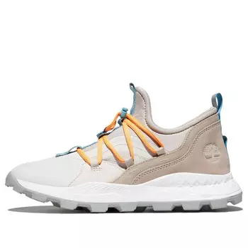 Кроссовки brooklyn leather and fabric oxford trainers 'light beige mesh' Timberland, бежевый