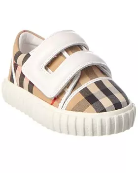 Кроссовки Burberry Canvas, коричневый