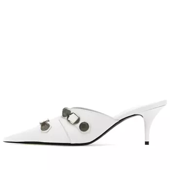Кроссовки cagole heeled mules Balenciaga, белый