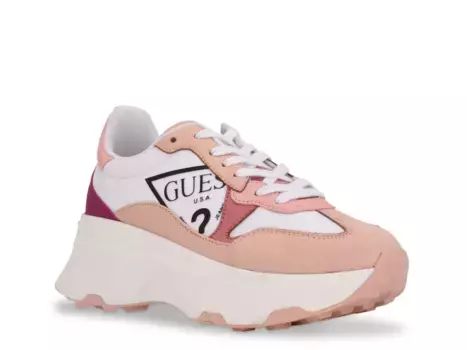 Кроссовки Calebb Sneaker Guess, белый/бежевый