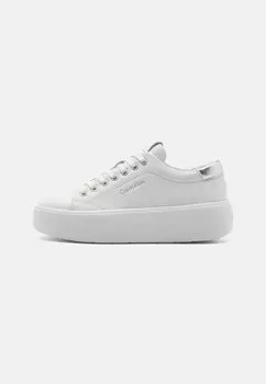 Кроссовки Calvin Klein BUBBLE CUPSOLE LACE UP, цвет white/silver