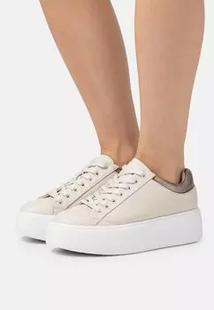 Кроссовки Calvin Klein BUBBLE CUPSOLE LACE UP, цвет dark ecru/bronze