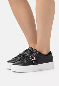 Кроссовки Calvin Klein FLATFORM CUPSOLE LACE UP, черный