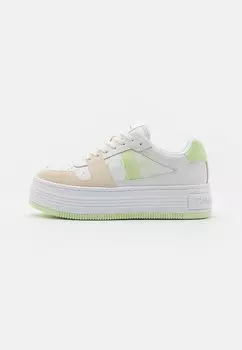 Кроссовки Calvin Klein Jeans BOLD LACE MIX, цвет bright white/exotic mint