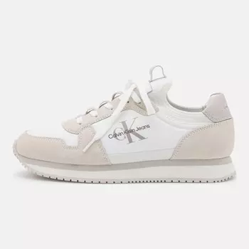 Кроссовки Calvin Klein Jeans Runner Sock Laceup, bright white
