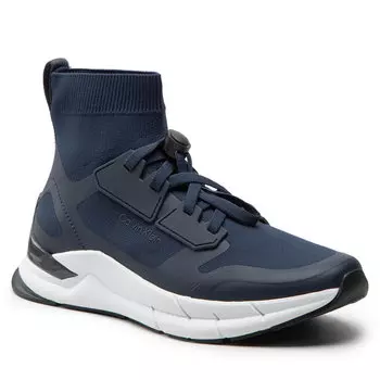 Кроссовки Calvin Klein RecycledHigh-Top Sock, темно-синий