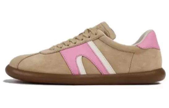 Кроссовки CAMPER Leather-panel Suede Trainers, розовый