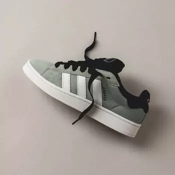 Кроссовки campus 00s Adidas, зеленый