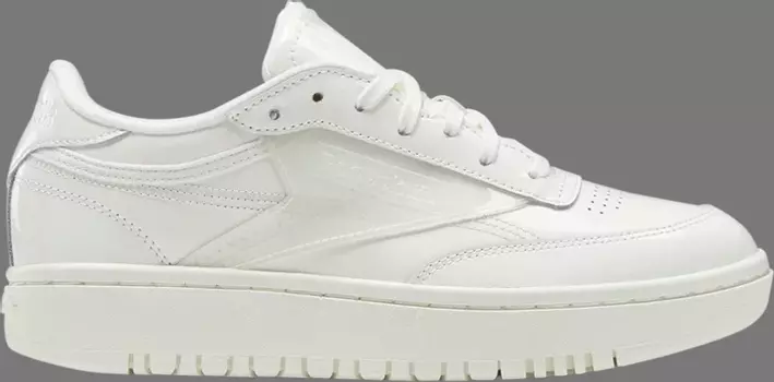 Кроссовки cardi b x wmns coated club c double 'chalk' Reebok, белый