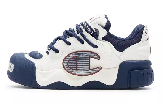 Кроссовки Champion Skateboarding Shoes Men Low-top Navy, цвет Navy