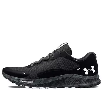 Кроссовки charged bandit trail 2 'black jet grey camo' Under Armour, черный