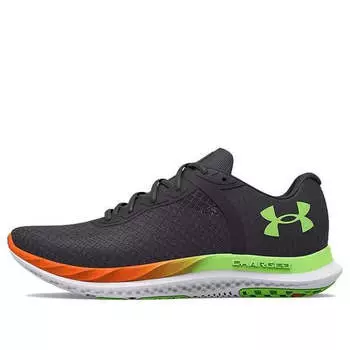 Кроссовки charged breeze 'jet grey' Under Armour, черный