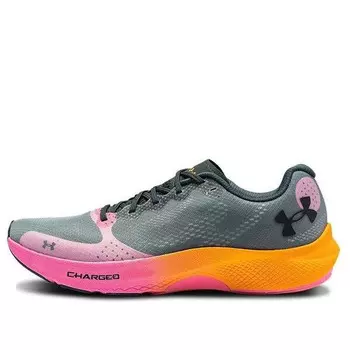 Кроссовки charged pulse sports shoes pink/grey/orange Under Armour, серый