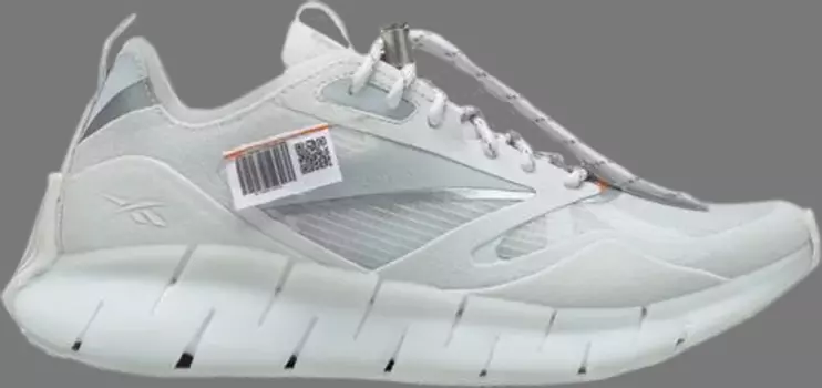 Кроссовки charli cohen x wmns zig kinetica horizon 'white' Reebok, белый