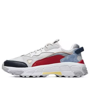 Кроссовки check 'white red black' Fila, белый