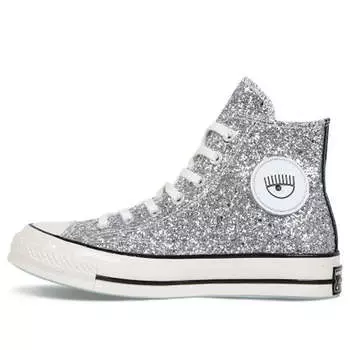 Кроссовки chiara ferragni x chuck 70 'black silver' Converse, черный